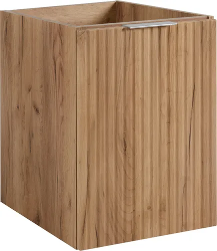 Badezimmerschrank, Eiche Craft + silberner Griff, 40 x 57 x 46 cm