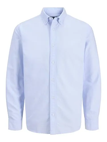 Jprbluharvey Oxford L/S Shirt Noos - Stylisches Langarmhemd von Jack&Jones Premium, ideal für jeden Anlass. Mit Button-Down Kragen und normalem Schnitt bietet es Komfort und Eleganz.