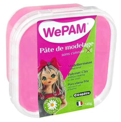 WePAM, lufthärtende Modelliermasse, 145g Rosa