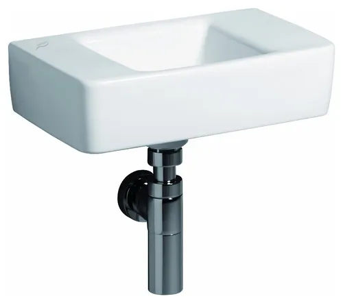 Geberit Renova Compact Handwaschbecken 272141 400 mm x 250 mm ohne Hahnloch ohne Überlauf