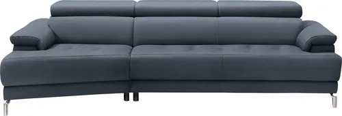 Egoitaliano Ecksofa Soul, extravagantes Designsofa, Megasofa, super bequem, tolle Details, mit Trapez-Abschlußelement, inkl verstellbarer Kopfteile