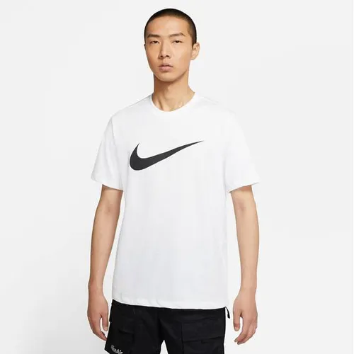 NIKE Herren Shirt M NSW TEE ICON SWOOSH - Auffälliges Nike T-Shirt aus weicher Baumwolle mit großem Logo, ideal für sportliche Aktivitäten und Freizeit. Entdecke hochwertige Sportbekleidung für Damen, Herren und Kinder bei INTERSPORT.