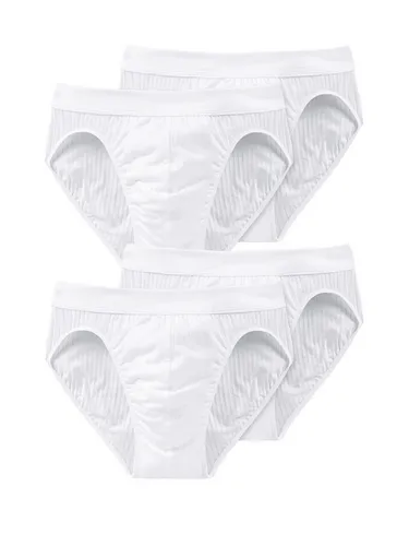 Schiesser Rioslip Authentic (4-St) brazilslip unterhose unterwäsche
