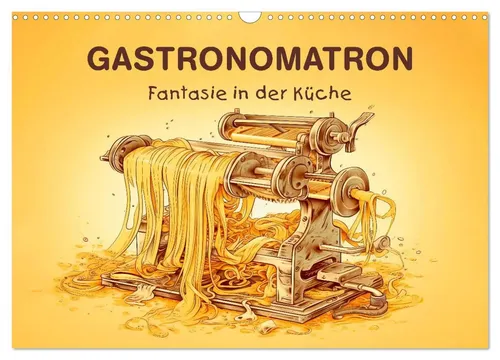 Gastronomatron - Fantasie in der Küche (Wandkalender 2026) - Humorvoller Wandkalender mit fantastischen Küchengeräten, ideal für Kunstliebhaber. DIN A3 quer, 3. Edition 2026, perfekt für kreative Inspiration!