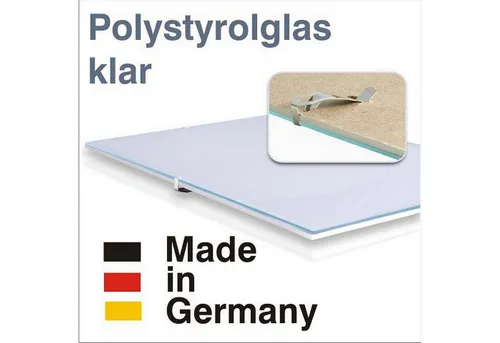 Produktbild Bilderrahmen Neumann Einzelrahmen P-Clip rahmenloser Bilderhalter mit Kunstglas klar