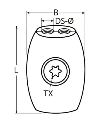 Eiform Drahtseilklemmen Edelstahl - 3mm Seilklemme in weiß von HTF