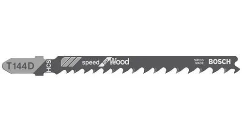 Bosch Accessories 2608630560 Stichsägeblatt T 144 D Speed for Wood, 3er-Pack 3St.