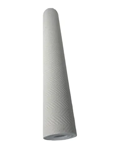 3x Glasfasertapete Fischgrät 130g/m² – 25m² für Renovierungen - 3 Rollen Glasfasertapete (130 g/m²) im Fischgrät-Design, ideal für Renovierungen. Mit einer Bahnbreite von 1m und 25m Länge pro Rolle ist sie einfach zu verarbeiten und vielseitig einsetzbar.