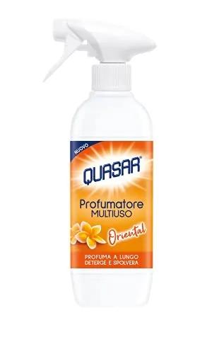 QUASAR PULITO STELLARE Mehrzweck-Lufterfrischer – Orientalischer Duft, langanhaltender Duft, reinigt und entstaubt – 500 ml