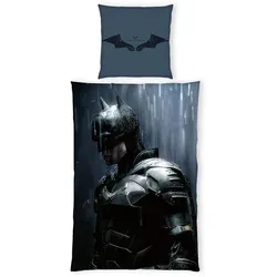 Bettwäsche-Set Batman, mehrfarbig - 135x200 cm - Bettwaren - Hochwertiges Bettwäsche-Set mit Batman-Motiv, perfekt für Fans. Maße: 135x200 cm, ideal für Kinderzimmer oder Themenbetten.