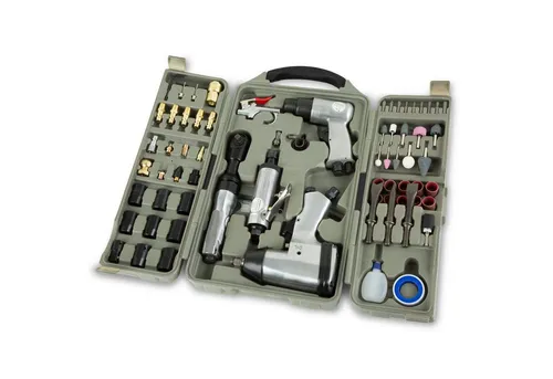 EBERTH Druckluftwerkzeuge Set 71 tlg. mit Schlagschrauber und Ratschenschrauber