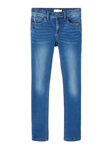NAME IT Nkmtheo Xslim 1507-cl Noos Jeans für Jungen - Jungen-Jeanshosen mit verstellbarem elastischen Taillenbund und extra slim fit für optimalen Tragekomfort und perfekte Passform.