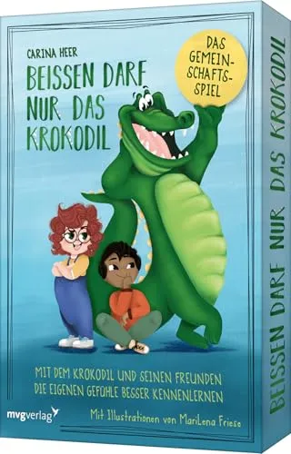 Beißen darf nur das Krokodil – Das Gemeinschaftsspiel: Angst, Wut, Trauer, Freude, Liebe – alle Emotionen besser verstehen für Kinder ab 5