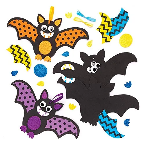 Halloween Fledermaus Bastelset 8 Stück von Baker Ross