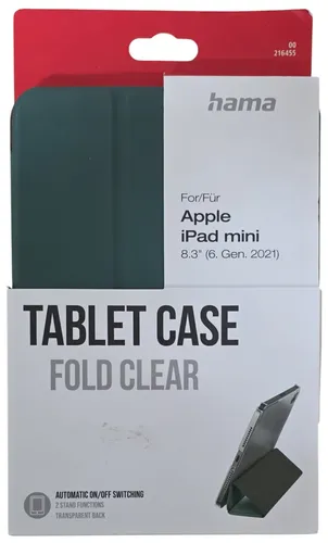 Hama Tablet-Hülle Booklet Fold Case für Apple iPad mini 6. Gen. 2021 grün