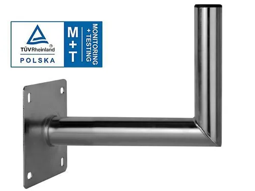 Wandhalter Mast Winkel 25cm x 25 cm für Sat-Schüssel Spiegel Stahl verzinkt TÜV