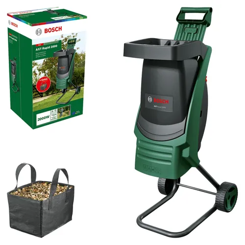 Bosch Häcksler AXT 2000 RAPID mit Fangsack von Bosch