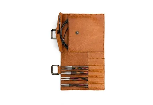 muud Rundstricknadeln Lederetui Carita B 20,5x12 cm von muud