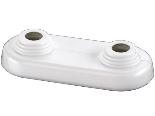 Simplex Doppelrosette 10 12 15 16 18 22 mm Abdeckrosette Heizungsrohr F44214