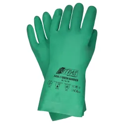 AS-Arbeitsschutz NITRAS Nitrilhandschuhe Größe 9 - Montage-Handschuhe, beständig gegen chemische Einflüsse und mechanische Risiken, ideal für den täglichen Gebrauch mit 12 Paar pro Packung.