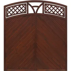 Sichtschutzzaun Toulon 180/195 cm x 180 cm Braun