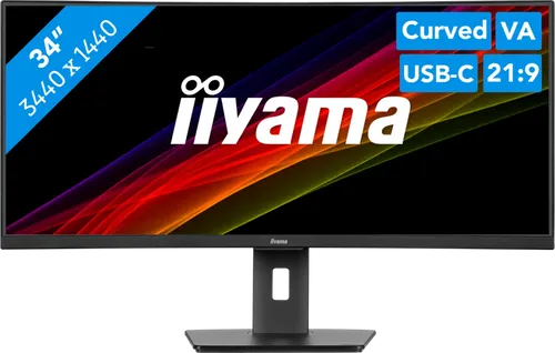 iiyama ProLite XCB3497WQSNP-B1 Curved Monitor 34 Zoll von iiyama