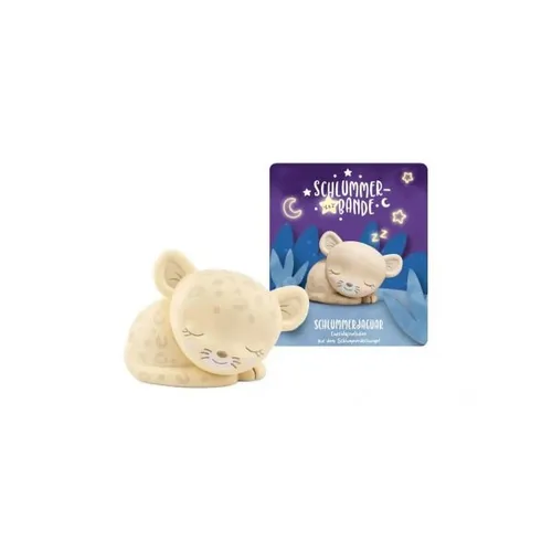 tonies Hörspielfigur Schlummerjaguar - Entdecke die Klangreise mit dem Schlummerjaguar! Beruhigende Melodien und sanfte Klänge begleiten Kinder in den Schlaf – ideal für entspannte Einschlafrituale.