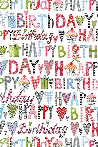 Stewo 2528936525 Geschenkpapier Svea, Rolle im Format, 70 x 200 cm, rosa