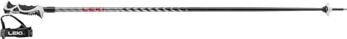 Leki Hot Shot S Skistöcke 130CM - Schwarz - Skistöcke für optimale Performance auf der Piste, ausgestattet mit verstellbaren Vario Schlaufen für maximalen Komfort und Kontrolle.