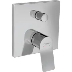 hansgrohe Vivenis Fertigmontageset 75415000 Unterputz-Wannenarmatur, chrom - Armaturen mit Keramikmischsystem, einstellbarer Temperaturbegrenzung und Schalldämpfer für komfortables Baden.