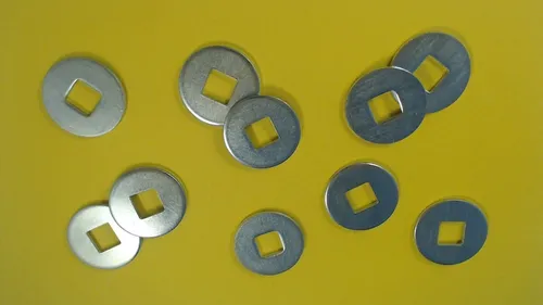 10X Unterleg Scheiben DIN 440 Holzbauscheiben Form V verzinkt 11mm für M10