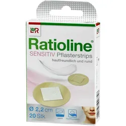 Ratioline Sensitive Pflasterstrips Rund 20 St