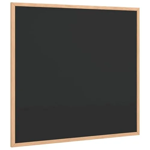 vidaXL Kreidetafel mit Kiefernholzrahmen 60x55 cm - Mehrzwecktafel für Notizen und Kritzeleien, leicht zu reinigen und vielseitig einsetzbar in Büro, Küche oder Schule.