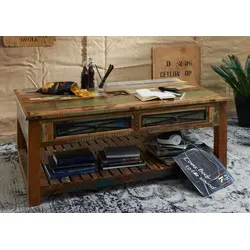 Massivmoebel24 Couchtisch Altholz NATURE OF SPIRIT #108 von Massivholzmöbel24