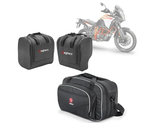 Innentaschen für KTM 1290 Super Adventure R/S Kofferset - Praktische Innentaschen für das originale Kofferset, ideal für mehr Ordnung und schnellen Zugriff auf Ihre Utensilien beim Motorradfahren.