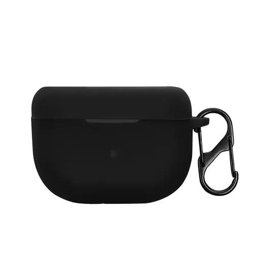 kwmobile Hülle kompatibel mit Jabra Elite 10 / E10 Kopfhörer - Silikon Schutzhülle Etui Case Cover Schoner in Schwarz