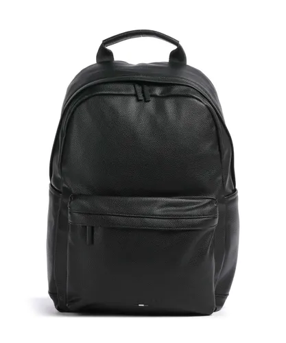 Bugatti Rico Rucksack schwarz 494705-01 - Stylischer Rucksack aus hochwertigem Lederimitat, ideal für den Alltag und schickes Design für modebewusste Träger.