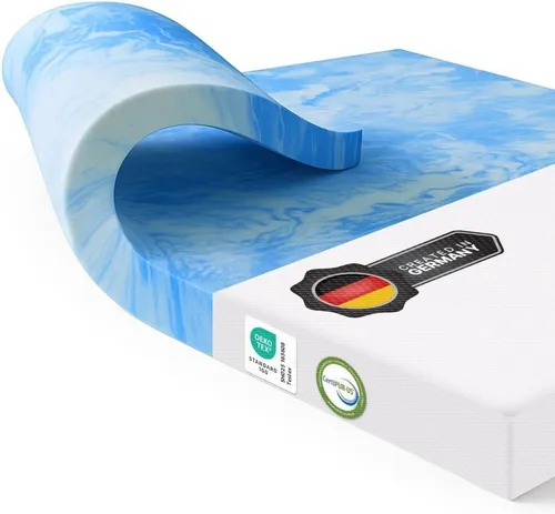 Matratzen Topper 180x200 cm, 5cm Matratzentopper Gel-Memory-Schaum