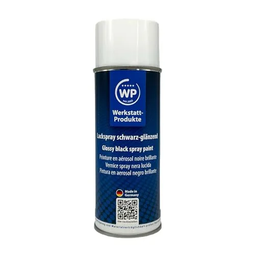 Werkstatt-Produkte Lackspray Schwarz glänzend 400ml Spraydose Felgen Autolack WP