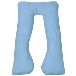 vidaXL Schwangerschaftskissen 90x145 cm in blau von vidaXL