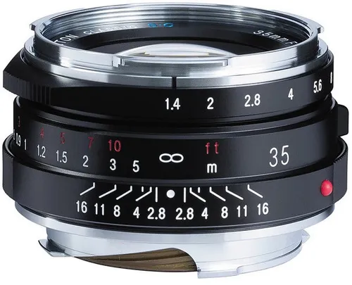 Voigtländer 35mm f1.4 VM II Nokton-Classic Sc Objektiv - Objektive für Leica, mit einer maximalen Blende von f/1,4 für beeindruckende Bildqualität bei schwachem Licht.