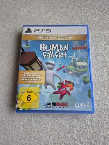 Human: Fall Flat - Anniversary Edition für PS5 - PC- & Videospiele, kreatives Physik-Puzzle-Spiel für unvergessliche Multiplayer-Abenteuer auf der PlayStation 5.
