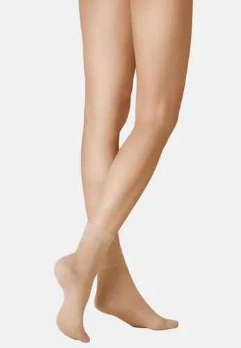 KUNERT Basicsocken Cotton Sole 20 (1-Paar) Transparente Söckchen mit Baumwoll-Sohle