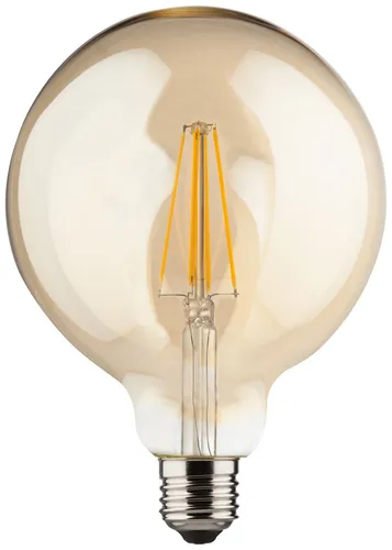 Müller-Licht LED Filament Leuchtmittel Retro Globe G125 4,5W = 32W E27 Gold 350lm extra warmweiß 2000K