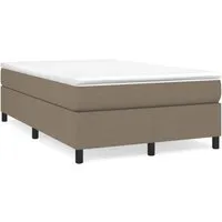 vidaXL Polsterbett 120x200cm Taupe von vidaXL
