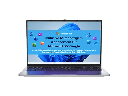 MEDION E15223 (MD600044), inklusive Microsoft 365 Single 1-Jahresabo