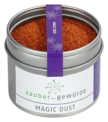 Zauber der Gewürze Magic Dust - BBQ Rub als Marinade für Fleisch, Grillgewürz für Pulled Pork, Premium-Qualität in wiederverschließbarer Aroma-Dose, 75 g