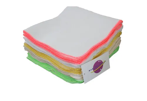 Babymajawelt Stoffwindeln Windeleinlagen 40x40 SUPER SOFT Faltwindeln Einlagen Babywindeln (Set, 10-St), Waschbar, Allergikergeeignet, Weich, Saugfähig, Made in EU