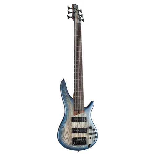 Ibanez Standard SR606E-CTF Cosmic Blue Starburst Flat elektrischer Bass 6 Saiter