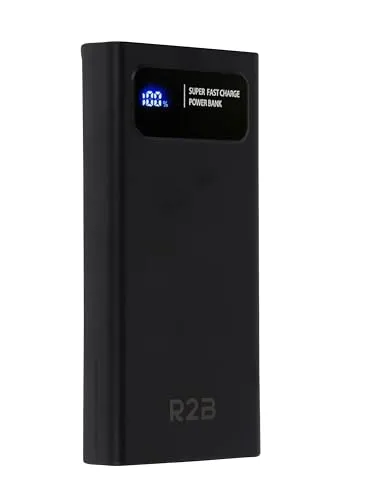 R2B Powerbank 20000 mAh – Magnetische Apple Powerbank – Schnelles USB-C Laden – Kompatibel mit Power Bank Samsung & iPhone – Kabelloses Laden für unterwegs